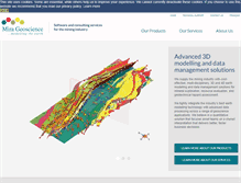 Tablet Screenshot of mirageoscience.com